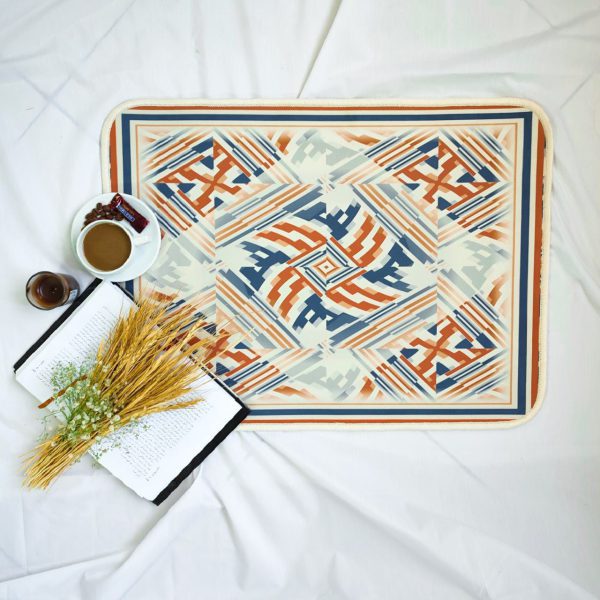 پادری طرح ضربدر سایز 50×70 کد f1023 | فرمهر