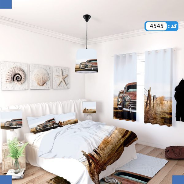 ست روتختی طرح ماشین کلاسیک و بیابان برند ایپک