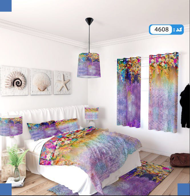 ست روتختی طرح شکوفه و طیفی برند ایپک 4608Q