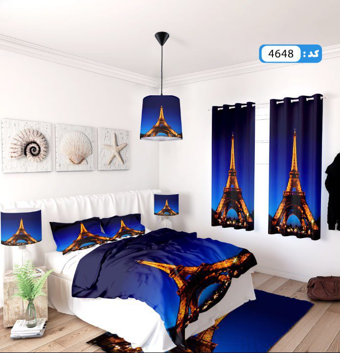 ست روتختی طرح ایفل برند ایپک 4648Q