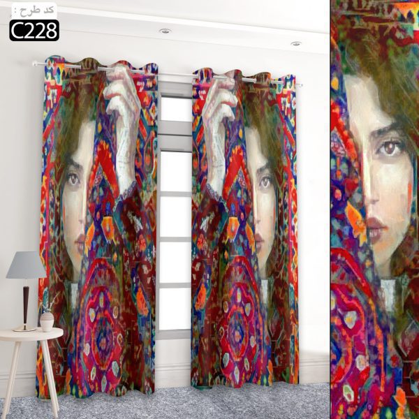 پرده تصویری طرح مرجان