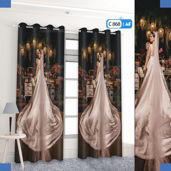 پرده تصویری طرح عروس