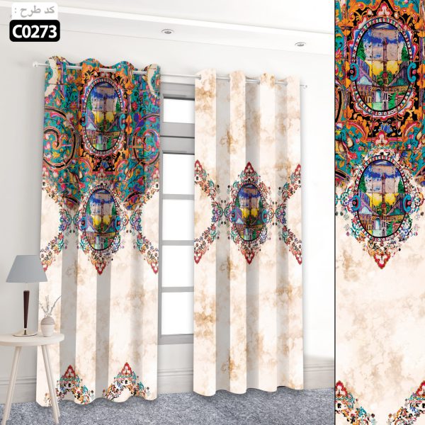 پرده تصویری طرح نقاشی کلاسیک برند پرنا