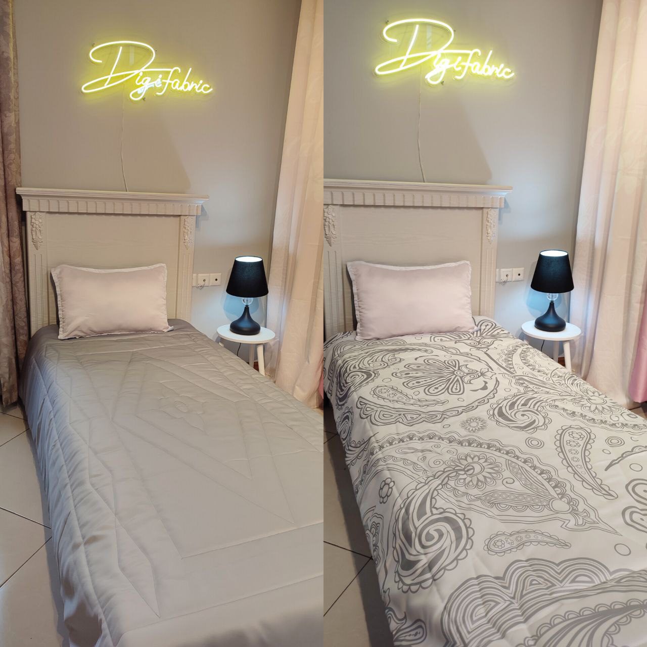 لحاف یک نفره طرح شعر و طوسی sh1034