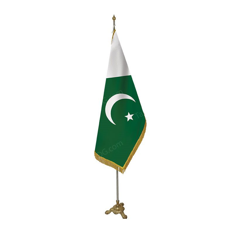 پرچم تشریفات طرح کشور پاکستان برند داریس PT7 2