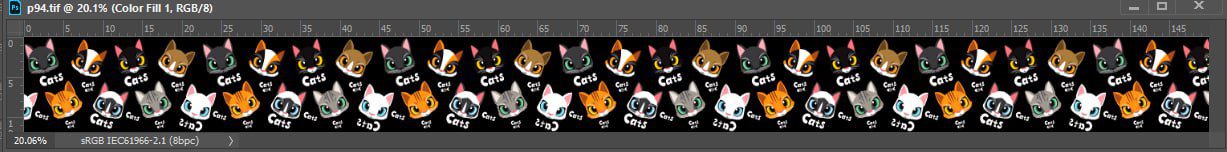 پارچه لباسی طرح cats برند رسام p94