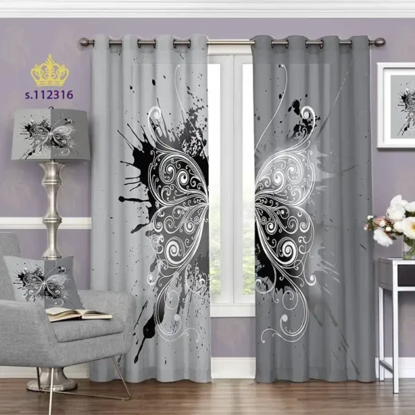 پرده نقش سایه با امکان انتخاب جنس کد s-112316