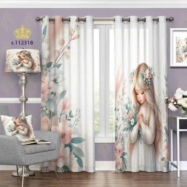 پرده تصویری آوای گلزار با امکان انتخاب جنس کد s-112318
