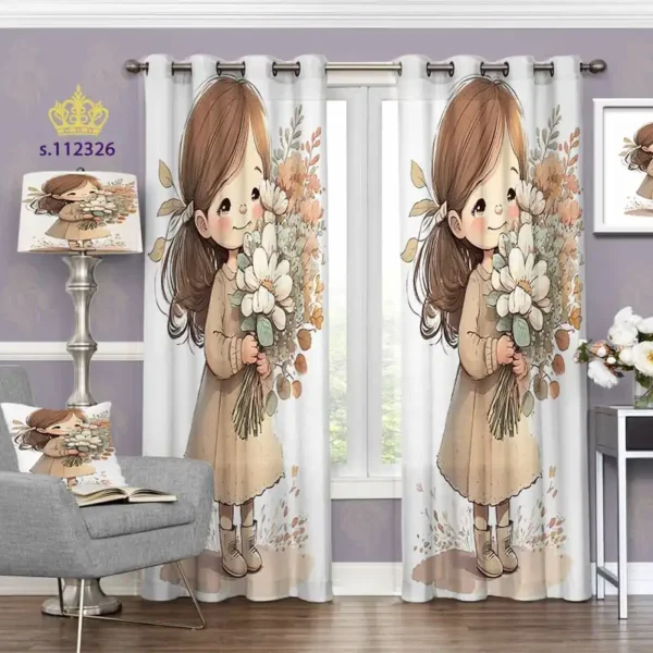 پرده تصویری گل دسته گل کد s-112326