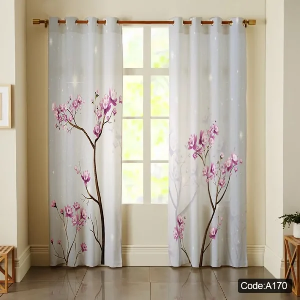 پرده شکوفه بهار دکوراتیو کد A170