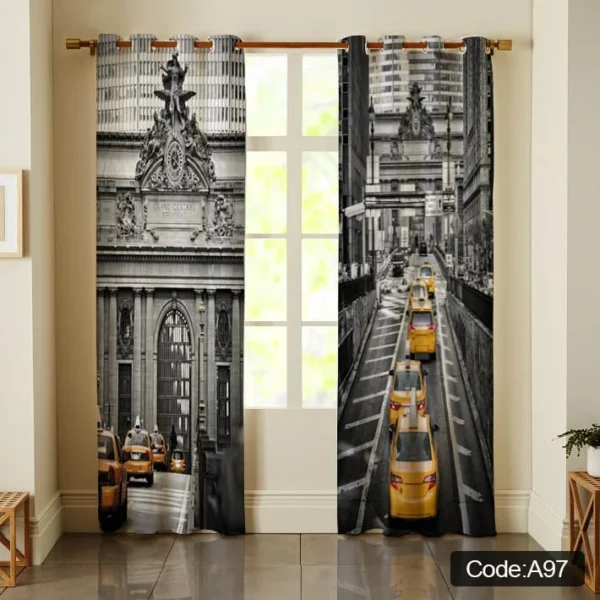 پرده تصویری شهر و تاکسی با امکان انتخاب جنس کد A97