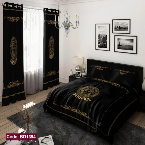 ست  روتختی و پرده کد BD1394 برند دکو