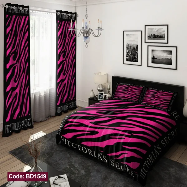 ست  روتختی و پرده  کد BD1549 برند دکو