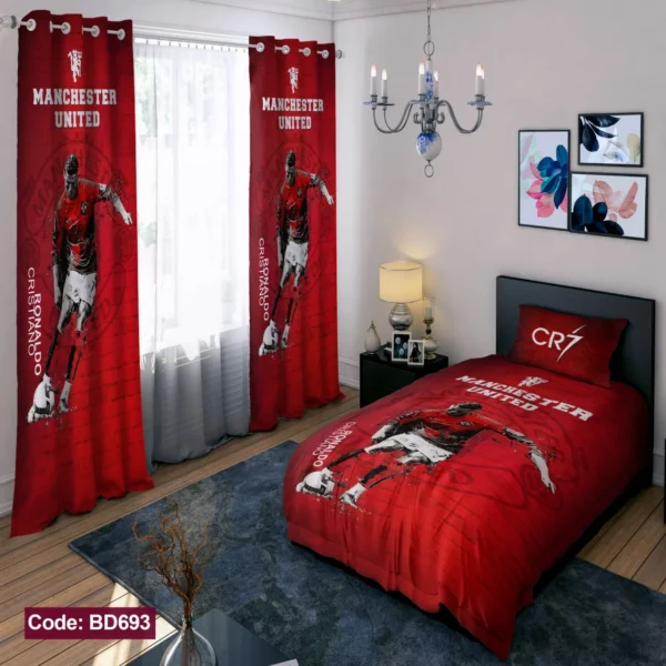 ست روتختی و پرده کد BD693  برند دکو