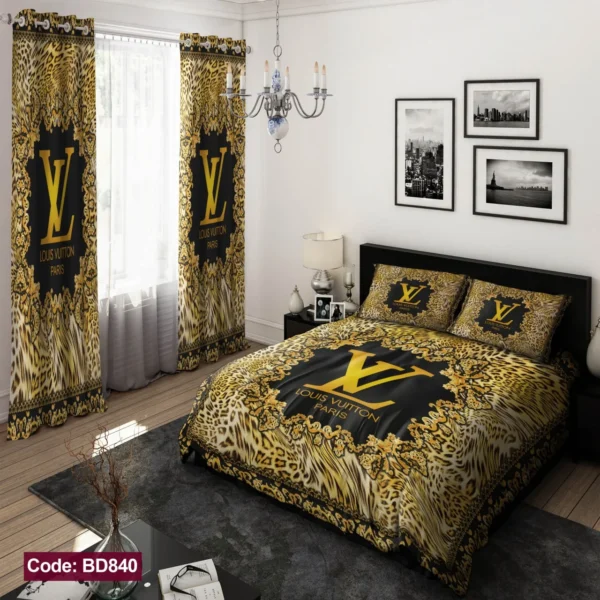 ست  روتختی و پرده  کد BD840  برند دکو