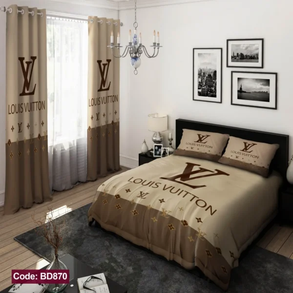ست  روتختی و پرده  کد BD870  برند دکو