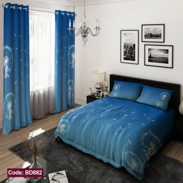 ست  روتختی و پرده  کد BD882  برند دکو