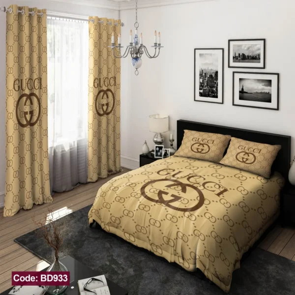 ست روتختی و پرده کد BD933 برند دکو