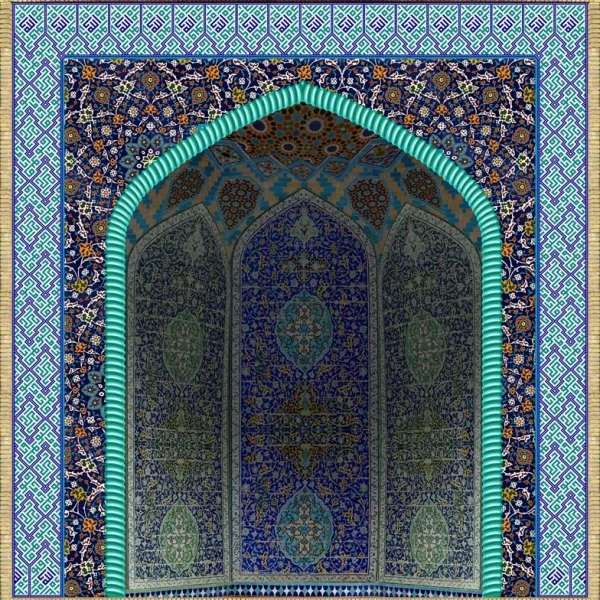 طرح مذهبی قوس کبود کد G 926