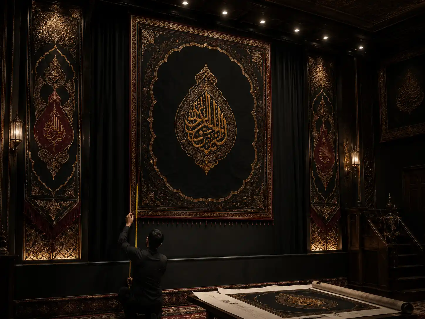سفارش پرچم مذهبی متناسب با ابعاد محل نصب