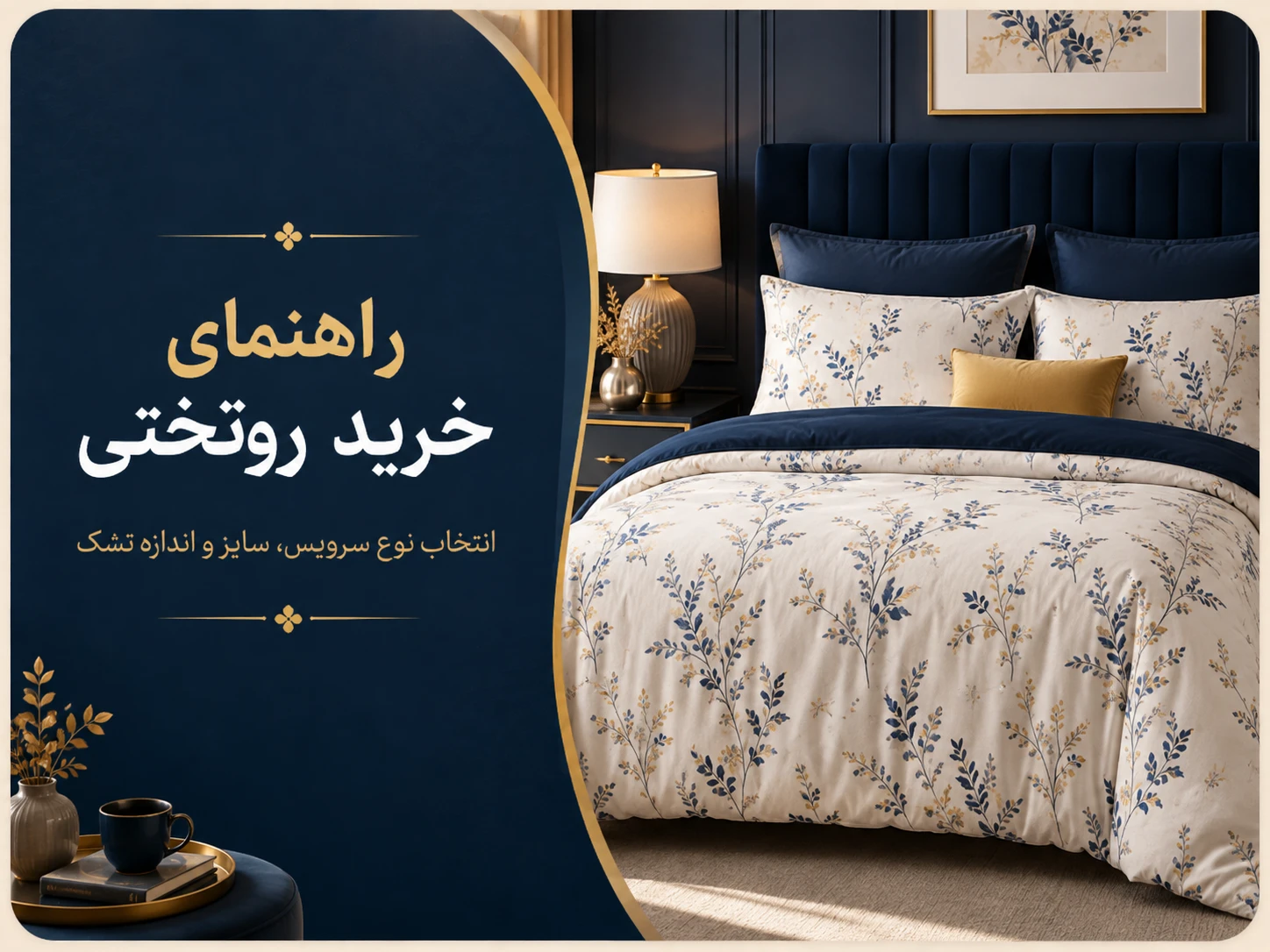 راهنمای خرید روتختی شامل انتخاب نوع سرویس، سایز و اندازه تشک در دیجی‌فابریک