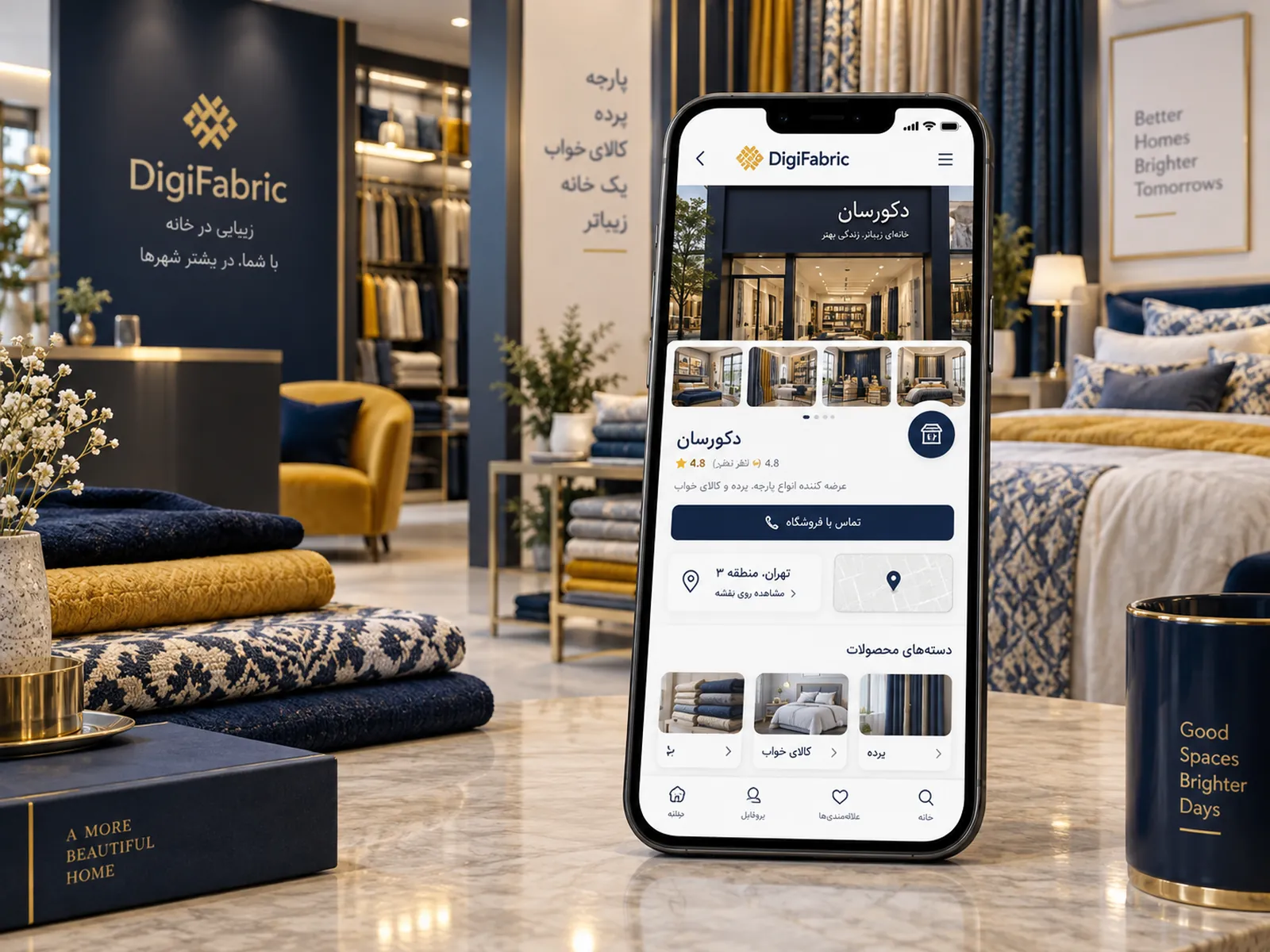 پیش نمایش صفحه اختصاصی فروشگاه در دیجی فابریک